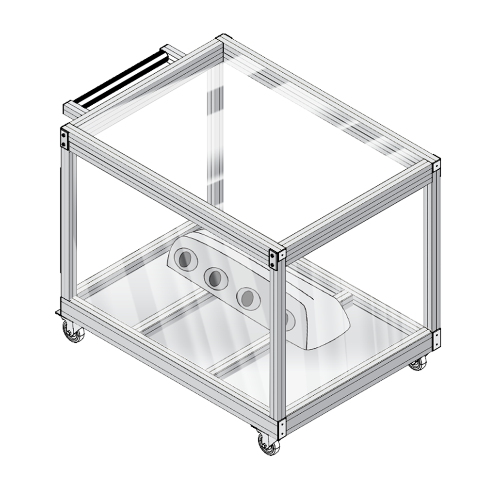 63-200-100 MODULAR SOLUTIONS POLYCARBONATE PANEL<br>1/4" X 25.433" X 27.4409", CLEAR